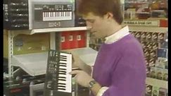 1986 Walmart Commercial - Casio SK-1 Keyboard