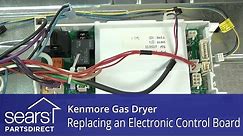 How to Replace a Kenmore Gas Dryer Electronic Control Board