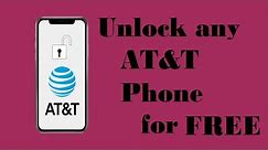 Unlock At&T - Free Unlock AT&T Carrier Network Locked Phone - step by step!