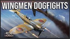 EPIC DOGFIGHTS and WORTHY WINGMEN! - War Thunder Gameplay