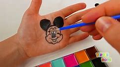 Mickey Mouse Clubhouse Painting on Hand