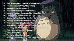 [Ghibli Piano Collection] Relaxing Piano Music - Studying, Coffee, Reading, Healing - Ghibli Music