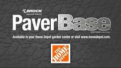 Brock PaverBase Easy Installation - Home Depot