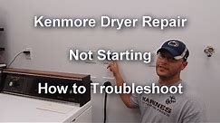 How to Troubleshoot a Brown Top Kenmore Dryer that Won't Start