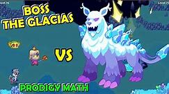 💎 DEFEATING the GLACIAS BOSS #5 in CRYSTAL CAVERNS - Prodigy Math Game 💪🔴