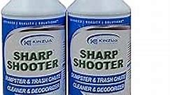 SHARPSHOOTER | Garbage Odor Destroyer & Deep Cleaner | For Trash Cans, Dumpsters, Trash Chutes, Linen Chutes | Fresh Citrus, Thick Foam, Professional-Grade (2-Pack)