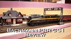 Bachmann PRR Pennsylvania GG1 Electric Locomotive Unboxing & Review (DCC Sound Value)