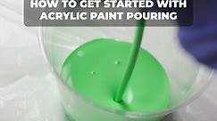 How to get started with acrylic paint pouring! #acrylicpainting #acrylicpaintpouring #paintpouring #liquidpaint #liquidpainting #abstractart #artistsoftiktok #artist #art #fyp #foryou #foryoupage