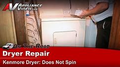 Kenmore Dryer Repair - Does Not Spin - Rollers