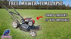 Free Push LawnMower Repair and Restoration Timelapse