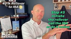 401k Rollover to IRA process explained by a financial advisor