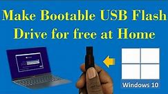 Make Windows 10 Bootable USB flash drive | 32 bit | 64 bit | for free and Genuine |