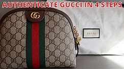 AUTHENTICATE A GUCCI HANDBAG IN 4 STEPS! / Is your Gucci handbag real or fake?!