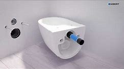 Geberit - How to Install Rimfree® Toilets - Assembly Instruction Video