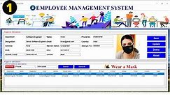1/3 - Employee Management System Project With Database in Python | Python Project