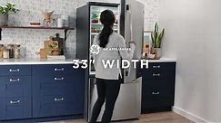 GE Appliances Bottom-Freezer Refrigerator with 33” Width