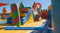 World’s largest bouncy castle arrives in Markham