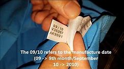How to spot original Adidas T-shirts manufacture date