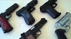 FIREARMS (PISTOLS): My top five choices...