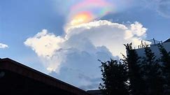 Breathtaking moment a rare ‘fire rainbow’ glows in the sky in Singapore
