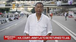 Hong Kong???s Top Court Sends Tycoon Jimmy Lai Back to Jail - 12/31/2020