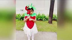 Strawberry Costume DIY for kids / 🍓 Strawberry fancy dress/ Costume/ strawberry fancy dress ideas.