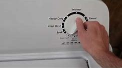 Kenmore HE Washer Fault Codes and Manual Test Mode Diagnostics