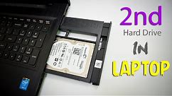 How to Install 2 Hard Drive in 1 Laptop | Dual Drive Setup Tutorial (SSD + HDD)