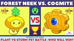 PRODIGY MATH GAME | Forest NEEK level 100 Battling with COGMITE pet Level 100 in Prodigy.