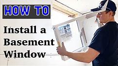 How to Replace a Basement Window