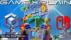 Super Mario Sunshine: Mario 3D All-Stars Graphics Comparison (Switch vs. GameCube)