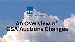 An Overview of GSA Auctions Changes