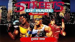 STREETS OF RAGE OST - game over