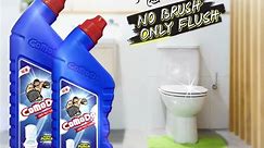Comodo Toilet Cleaner: No Brush, Only Flush! | Super Punch Heavy Duty for Stain-Free, Germ-Free