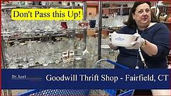 Don't Pass this Up! Corningware, Tons of Crystal, Milk Bottles, more - Thrift with Me Dr. Lori