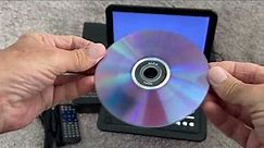How to play a DVD in Yoton Portable DVD Player YD105