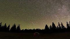 Relaxing Nature - Meteor Shower - Night Sky - Meditation Sleep Music 1 Hour Long