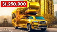 The Most Expensive Motor Homes In The World | Luxurious RV Travel