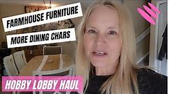The Rest of the Dining Room Chairs are In. READY TO REVEAL! More Home Decor at Hobby Lobby