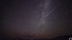 See stunning time-lapse of Perseid meteor shower