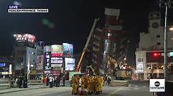 Aftermath of deadly 7.4 magnitude earthquake in Taiwan