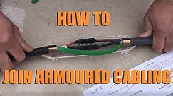 HOW TO: Join Armoured Cabling Using A Resin Underground Armoured Cable Joint Kit