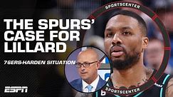 Bobby Marks links Damian Lillard to San Antonio Spurs 👀 'HE'S A WILD CARD' | SportsCenter