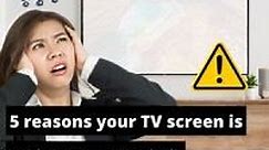 5 Reasons Your TV Screen Is White   How To Fix It (2023)