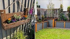 Plant box outdoor garden ideas diy | How to make planter boxes for garden | Diy large garden planter