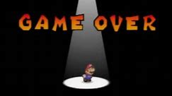 Paper Mario 64 (N64) Game Over