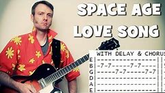 Flock of Seagulls Space Age Love Song Guitar Chords Lesson with Tab Tutorial AFOS