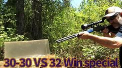 32 win special vs 30-30 FTX bullets vs clear ballistics