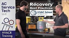 Refrigerant Recovery Training! Tips, Problems, Best Practices, Setup!