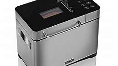Tower T11002 1L Digital Bread Maker with 17 Pre-Set Functions - Stainless Steel
